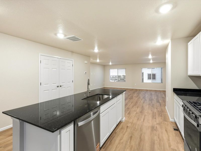Furnished interior view inside a new home in Three Hills, Morrison (Image 8).