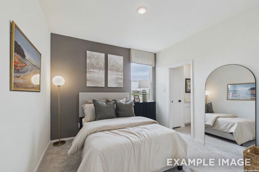Furnished interior view inside a new home in Morgan Meadows, San Antonio (Image 10).
