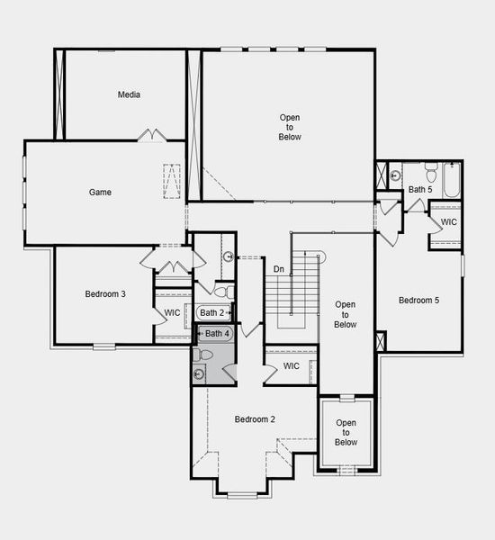 Additional Highlights Include: mud-set shower at bath 3, bath 4, extended casual dining, extended primary suite, bed and bath 5, Revwood stairs, and quartz countertops.