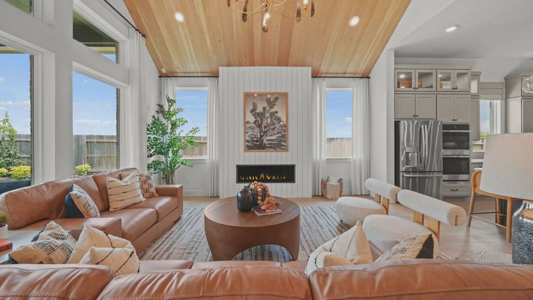 Furnished interior view inside a new home in Grange, Katy (Image 21).