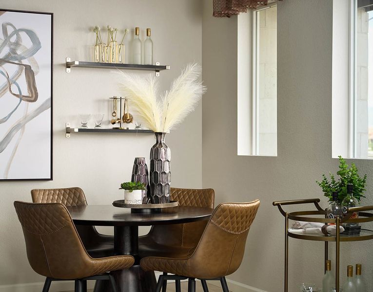 Furnished interior view inside a new home in Westside Crossing Townhomes, Berthoud (Image 6).