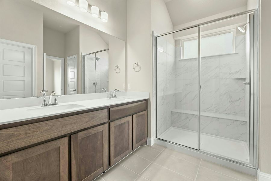 Representative furnished interior of a home built from the Bluebonnet by Kindred Homes in Dominion Park, Waxahachie (Image 10).