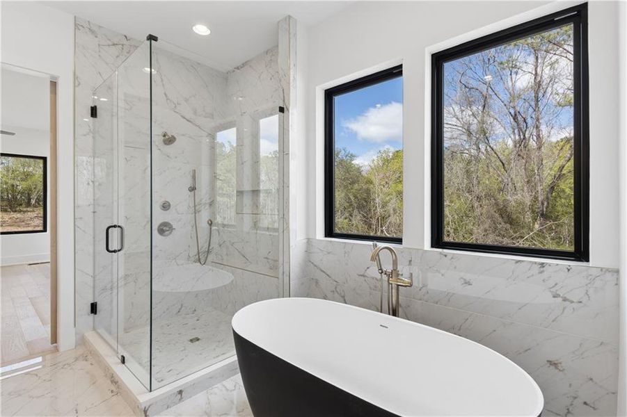Furnished interior view inside a new home in , Roswell (Image 19).