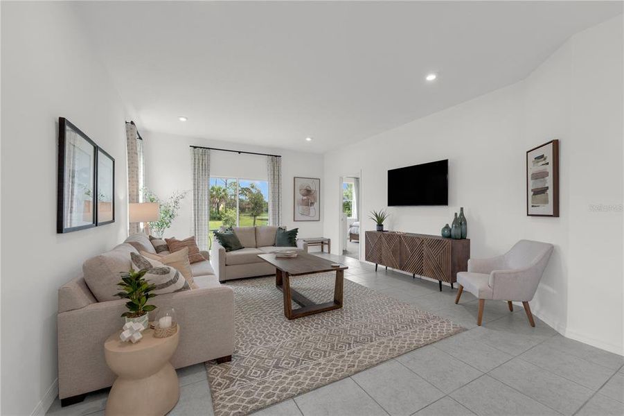 Furnished interior view inside a new home in Wynnstone, Davenport (Image 7).