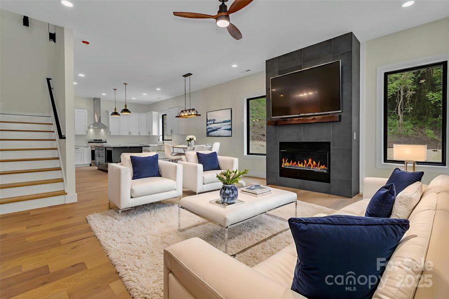 Furnished interior view inside a new home in , Leicester (Image 13). Furnished interior view inside a new home in , Leicester (Image 13).