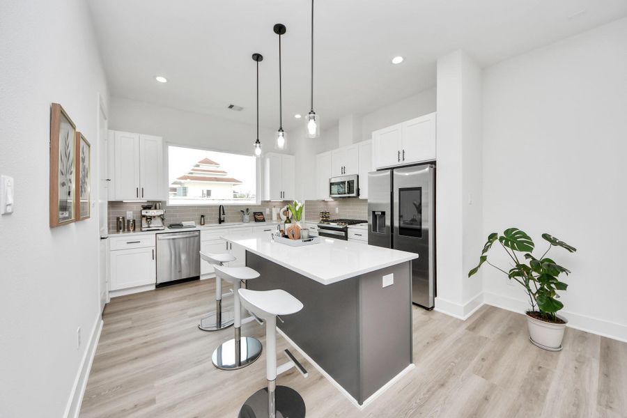 Furnished interior view inside a new home in , Houston (Image 19). Furnished interior view inside a new home in , Houston (Image 19).