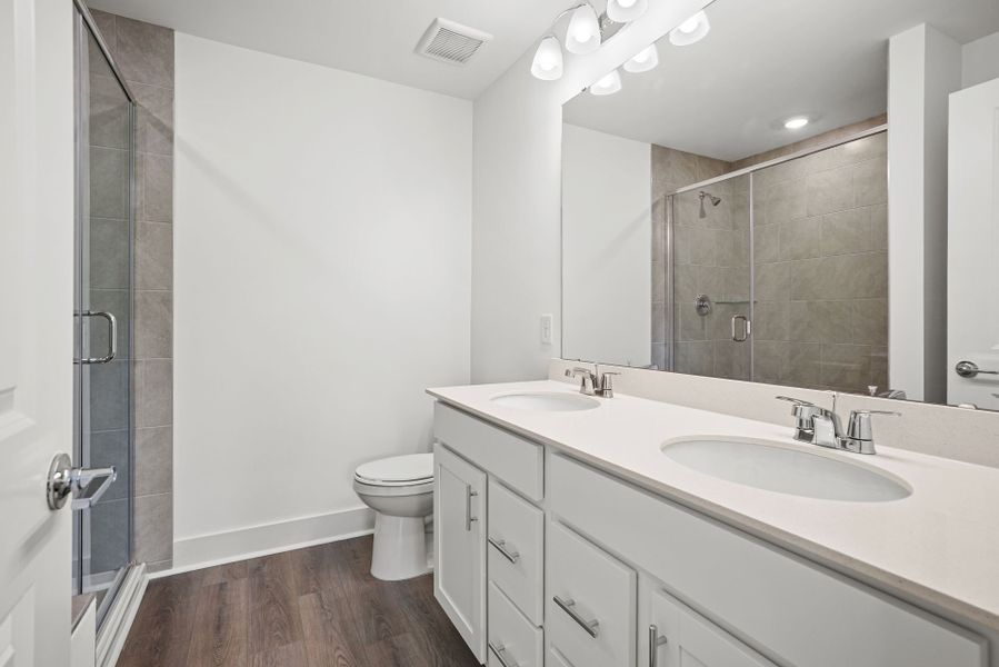 Furnished interior view inside a new home in West End Heights, Charlotte (Image 12).