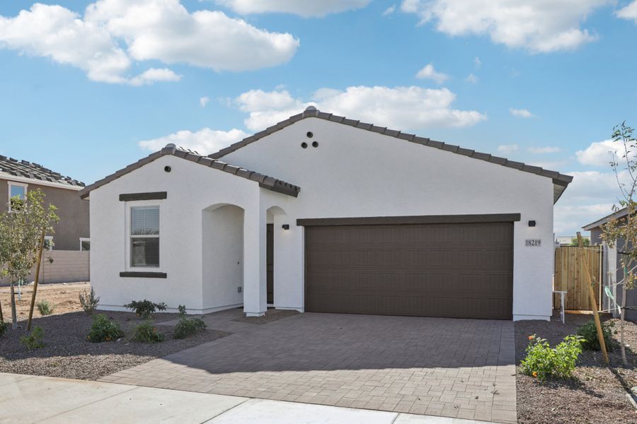 Exterior elevation. Finishes and options may vary by community.