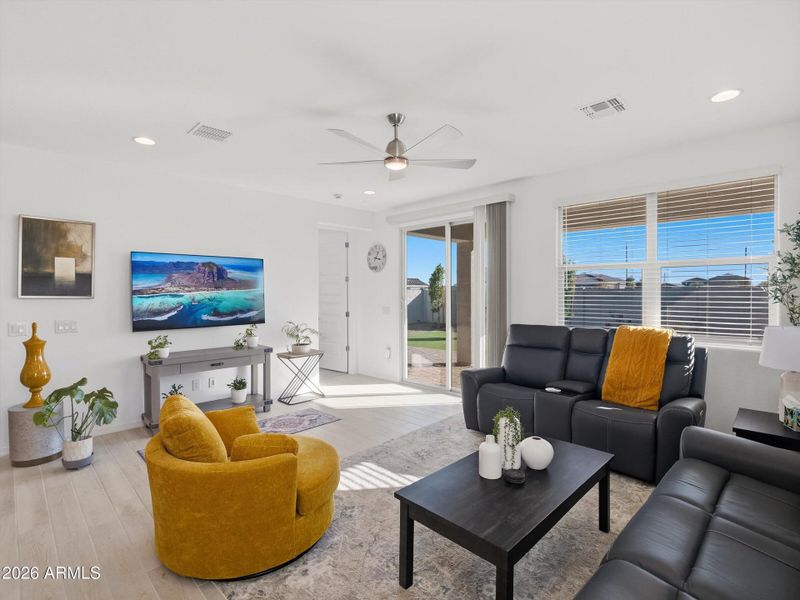 Wall Sleaves behind the TV