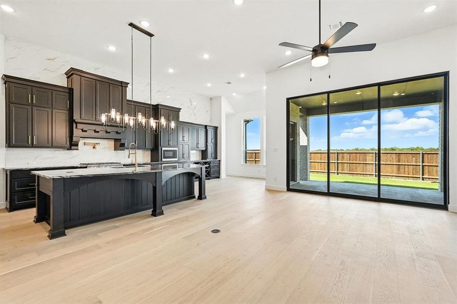 Furnished interior view inside a new home in Saddle Star Estates, Rockwall (Image 3).