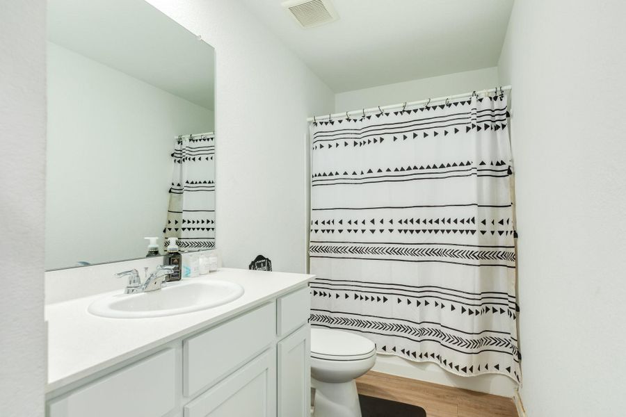 Furnished interior view inside a new home in Windrose Green, Angleton (Image 19).