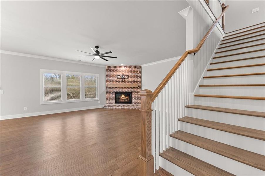 Spacious, unfurnished interior of a new home in , Dawsonville (Image 52).