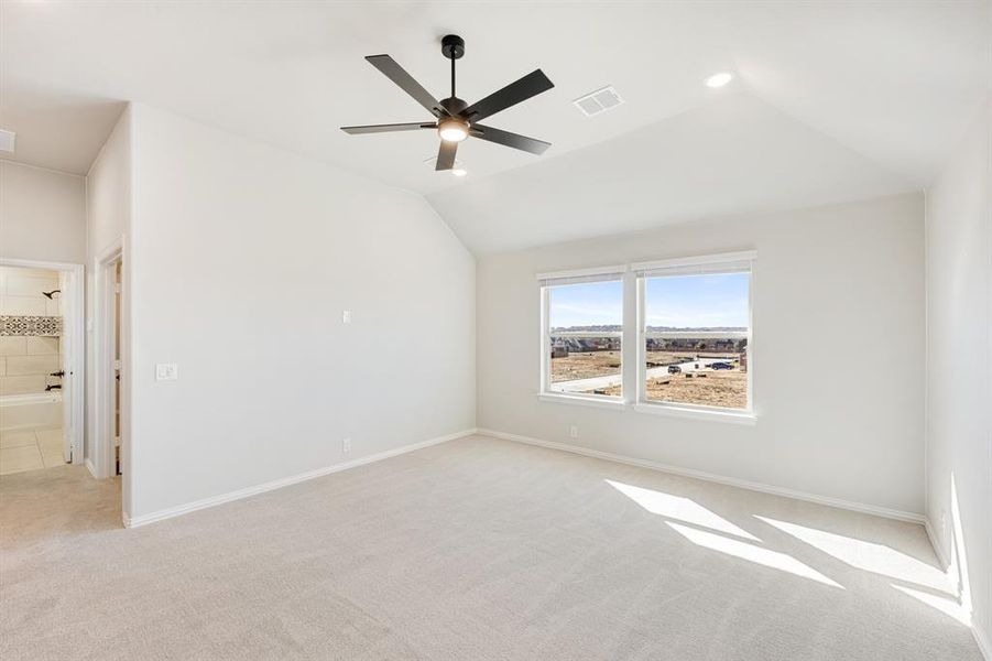 Spacious, unfurnished interior of a new home in Parks at Panchasarp Farms 55-60, Burleson (Image 36).