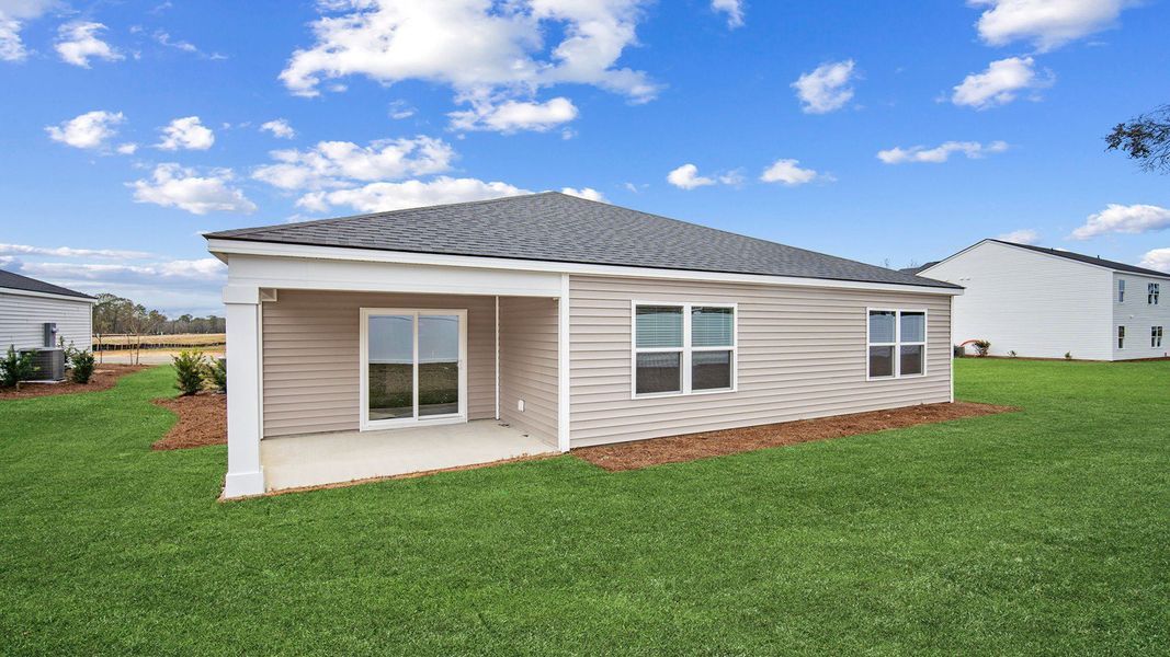 Exterior details and patio area of a home in Stockyard, Statesboro (Image 23). Exterior details and patio area of a home in Stockyard, Statesboro (Image 23).
