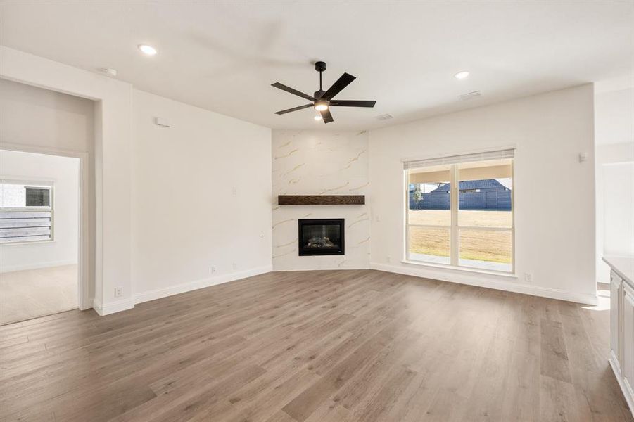 Spacious, unfurnished interior of a new home in Union Park Classic 55, Little Elm (Image 36).