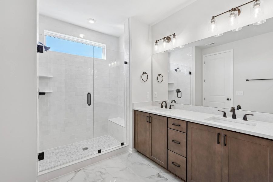 Representative furnished interior of a home built from the Wilson by Tri Pointe Homes in The Townes at NoVi, Pittsboro (Image 33).