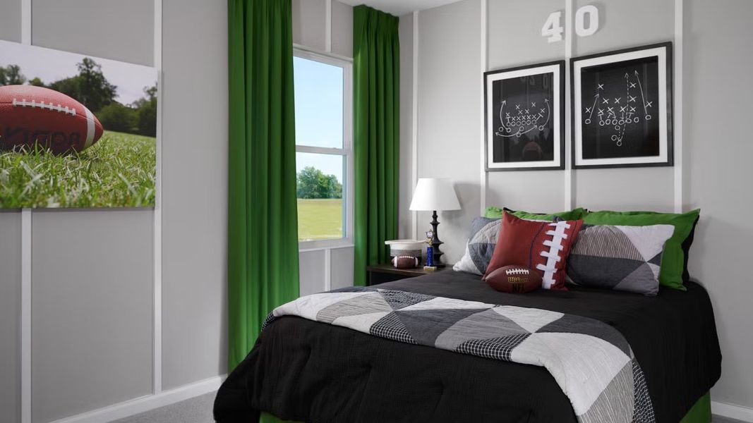 Representative furnished interior of a home built from the Margate II by Park Square Residential in The Sanctuary at Seaire, Parrish (Image 5).