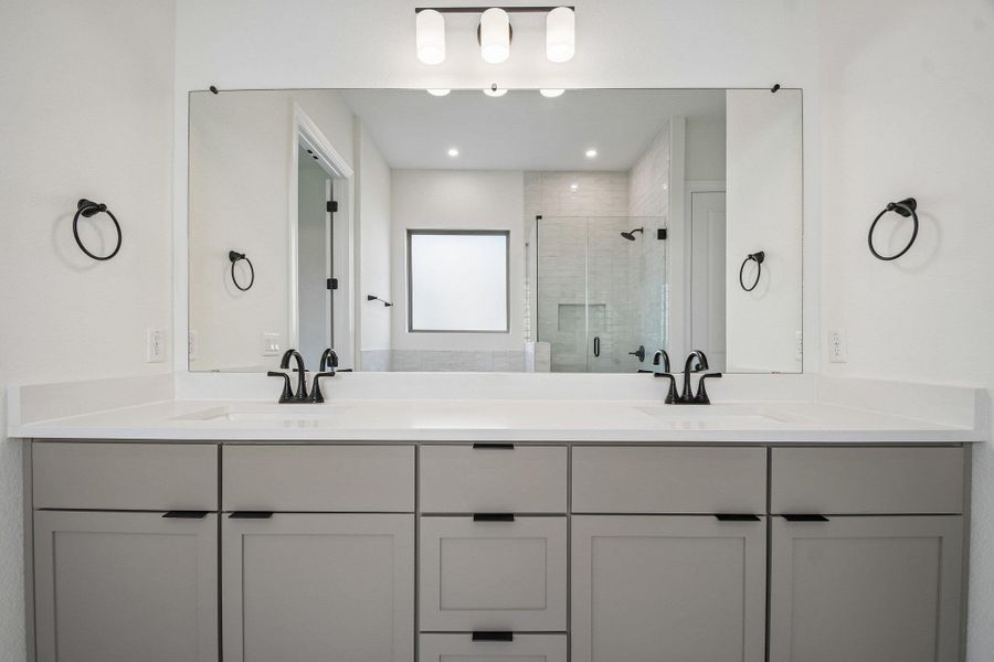 Furnished interior view inside a new home in Sauls Ranch, Round Rock (Image 12).