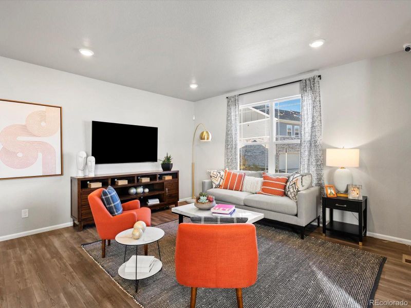 Furnished interior view inside a new home in , Aurora (Image 9).