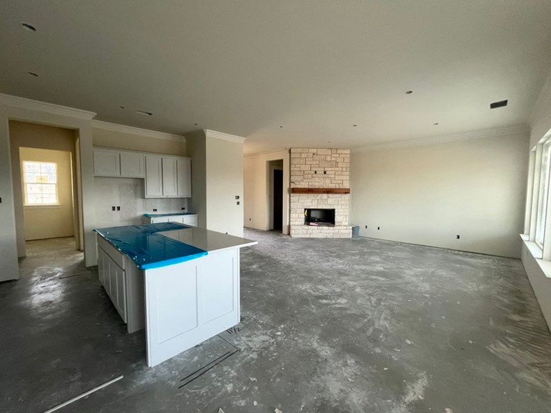 In-progress construction of a new home in Eagle Ridge Estates, Weatherford, TX (Image 5).