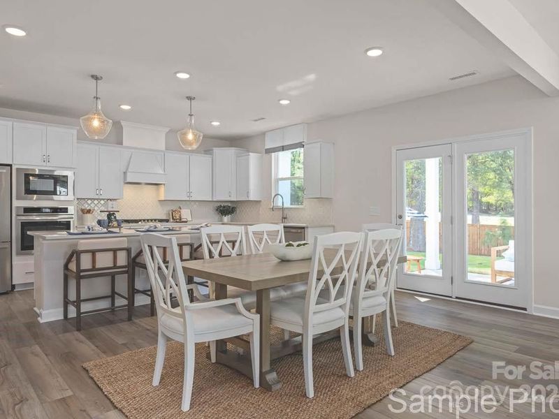 Furnished interior view inside a new home in Enclave at Belmont, Belmont (Image 4). Furnished interior view inside a new home in Enclave at Belmont, Belmont (Image 4).