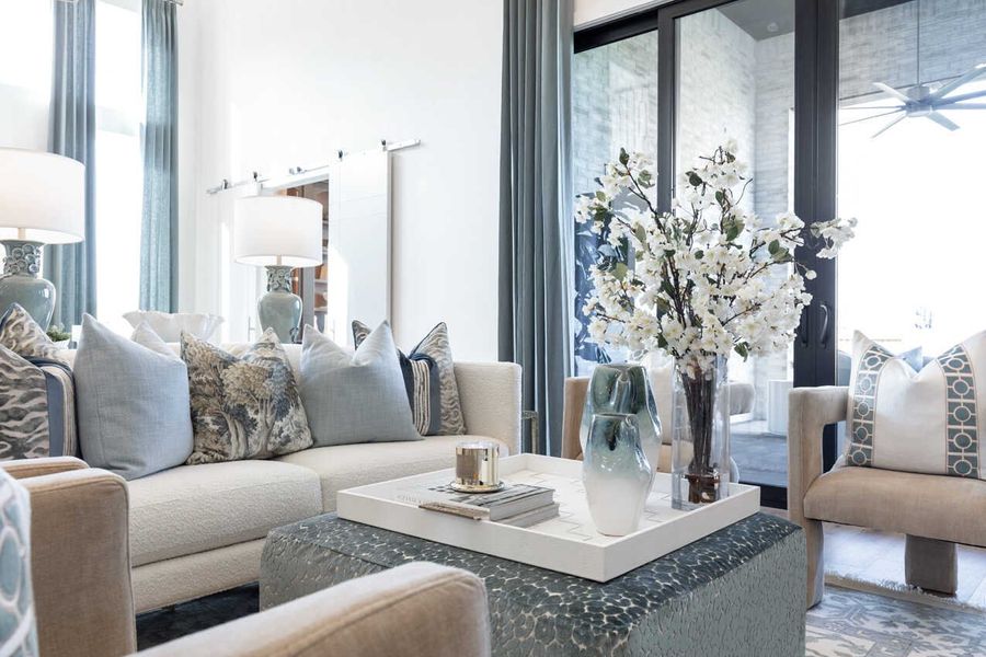 Representative Family Room - some options shown