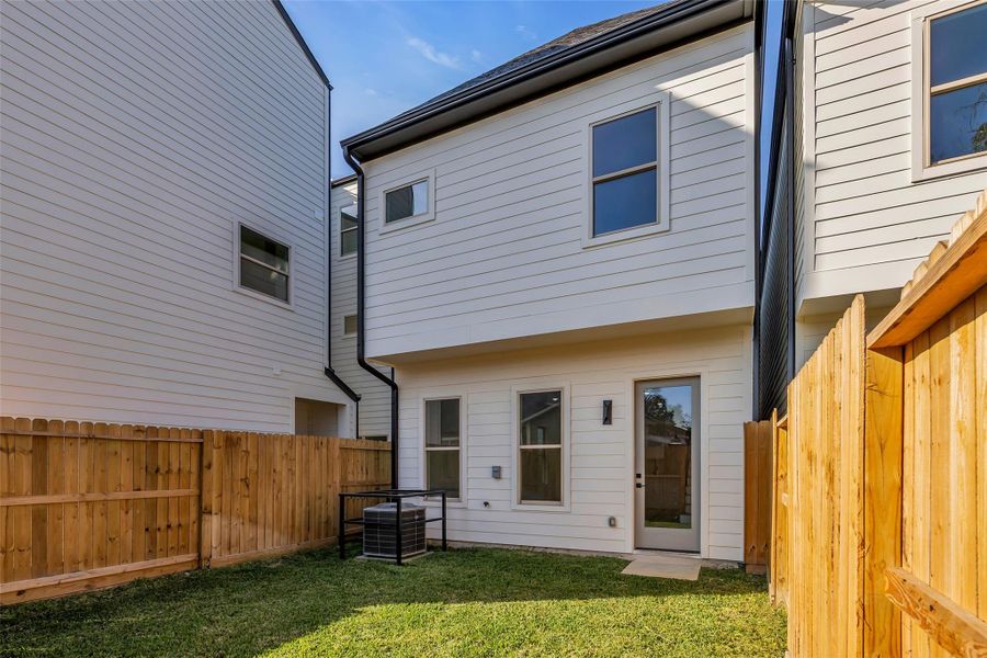 Exterior details and patio area of a home in , Houston (Image 22). Exterior details and patio area of a home in , Houston (Image 22).