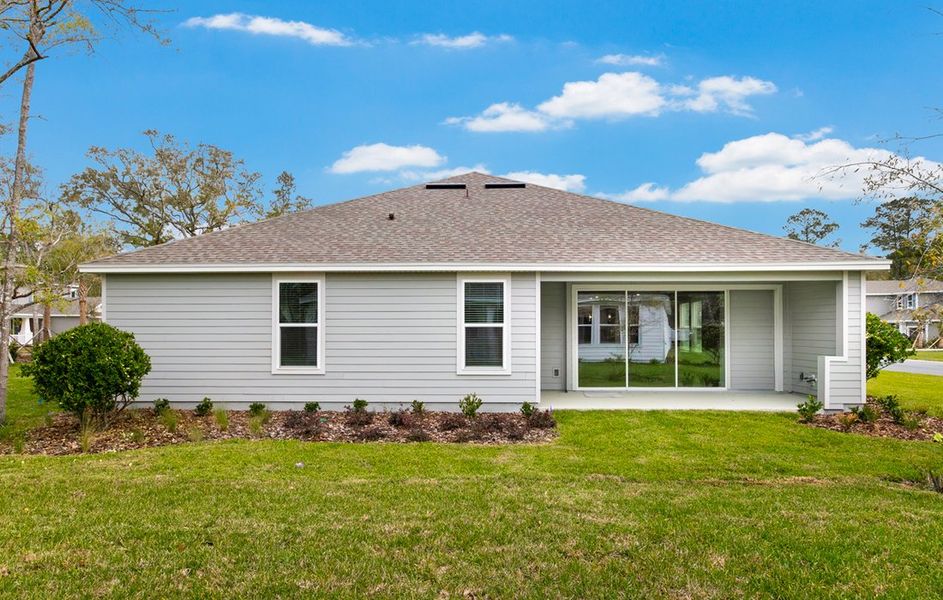 Exterior details and patio area of a home in Osprey Cove, St. Marys (Image 4). Exterior details and patio area of a home in Osprey Cove, St. Marys (Image 4).