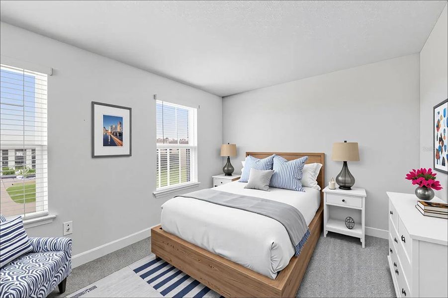 Furnished interior view inside a new home in Avalon Woods, Lakewood Ranch (Image 18). Furnished interior view inside a new home in Avalon Woods, Lakewood Ranch (Image 18).