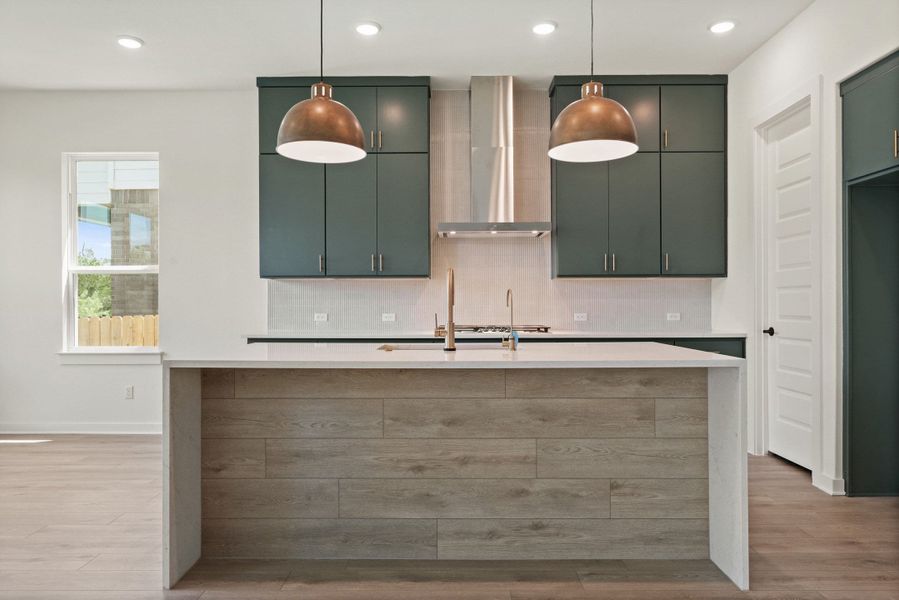 Furnished interior view inside a new home in Heritage, Dripping Springs (Image 15).
