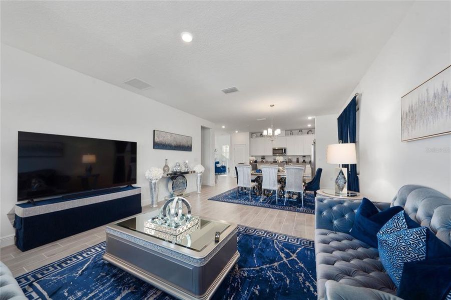 Furnished interior view inside a new home in , Minneola (Image 13).