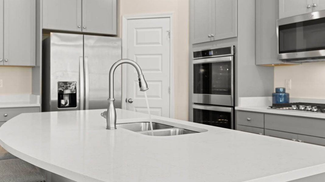 Representative furnished interior of a home built from the Fleetwood by D.R. Horton in Evergreen Crossing, Locust Grove (Image 16).