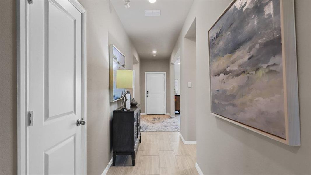 Furnished interior view inside a new home in Lonestar at Liberty Trails, Fort Worth (Image 39).
