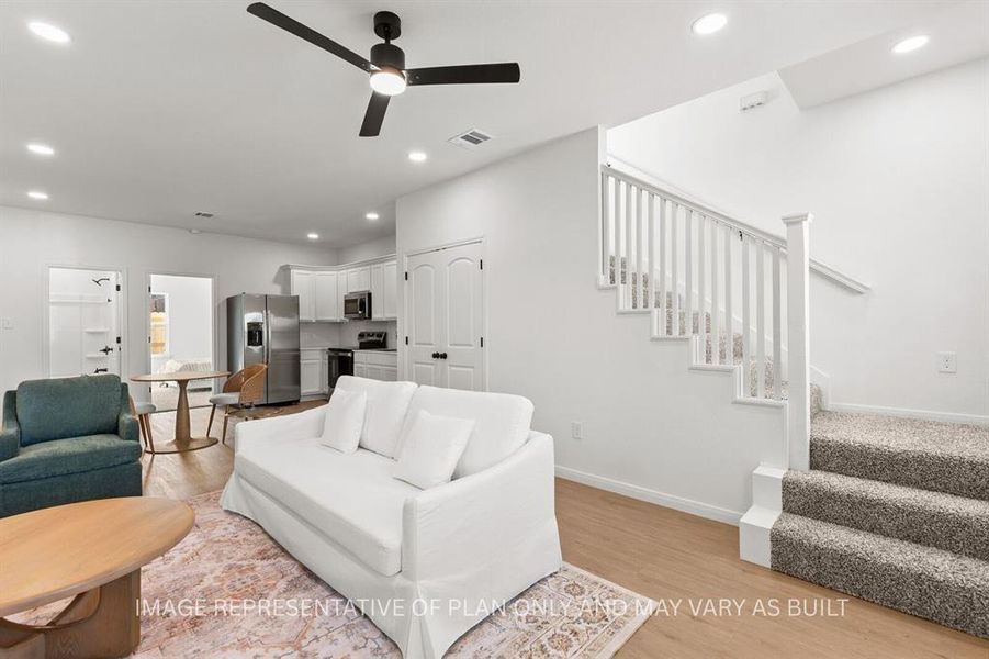 Furnished interior view inside a new home in , Waco (Image 6).