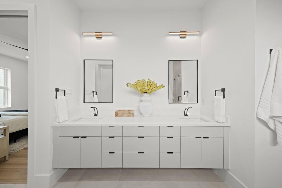 Included is plenty of counter space with cabinet and drawer storage below. Included is plenty of counter space with cabinet and drawer storage below.