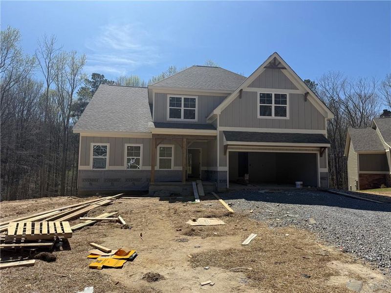 In-progress construction of a new home in , Waleska, GA (Image 14).