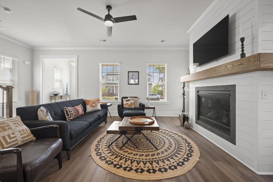 Furnished interior view inside a new home in Midtown at Nexton, Summerville (Image 47).