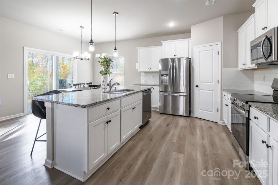 Furnished interior view inside a new home in McGee Place, Charlotte (Image 6).
