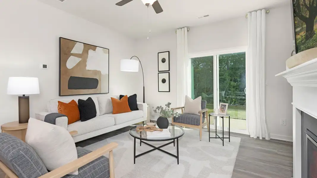 Furnished interior view inside a new home in Wallace Springs, Statesville (Image 12).