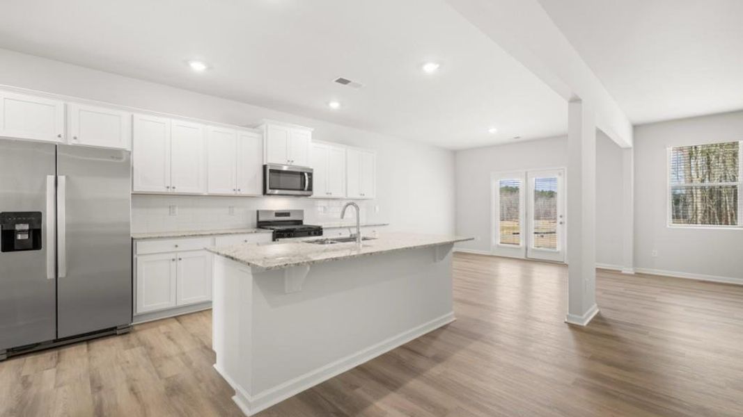 Furnished interior view inside a new home in South Wind, Union City (Image 6).