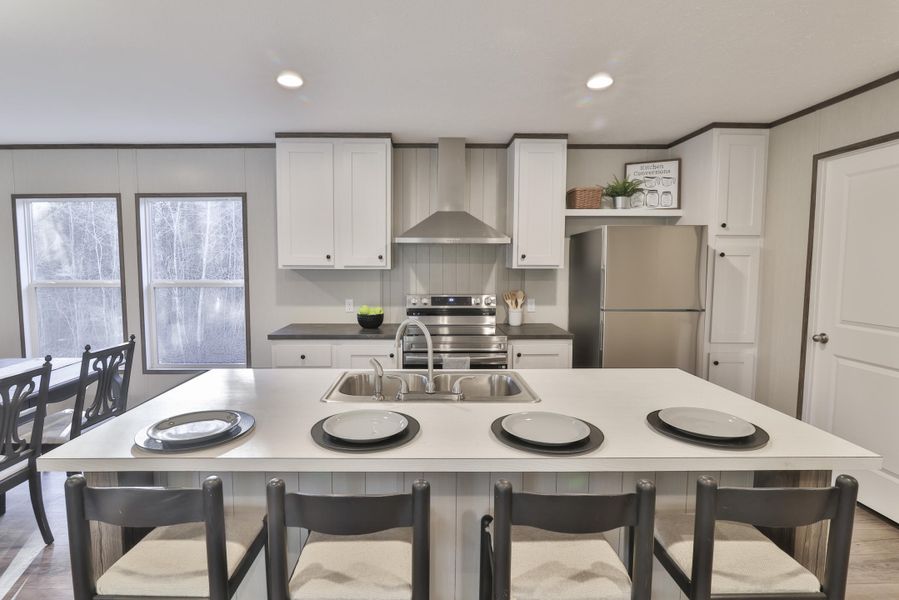 Furnished interior view inside a new home in , St. Stephen (Image 4).