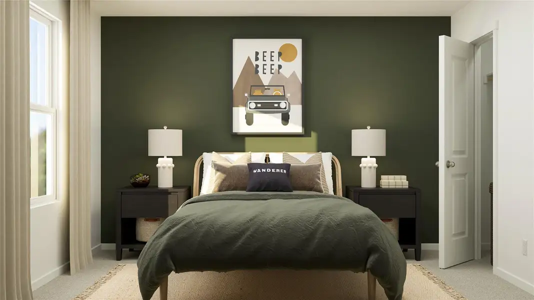 Furnished interior view inside a new home in Meadowlark Preserve: Lonestar Collection, Pflugerville (Image 7). Furnished interior view inside a new home in Meadowlark Preserve: Lonestar Collection, Pflugerville (Image 7).