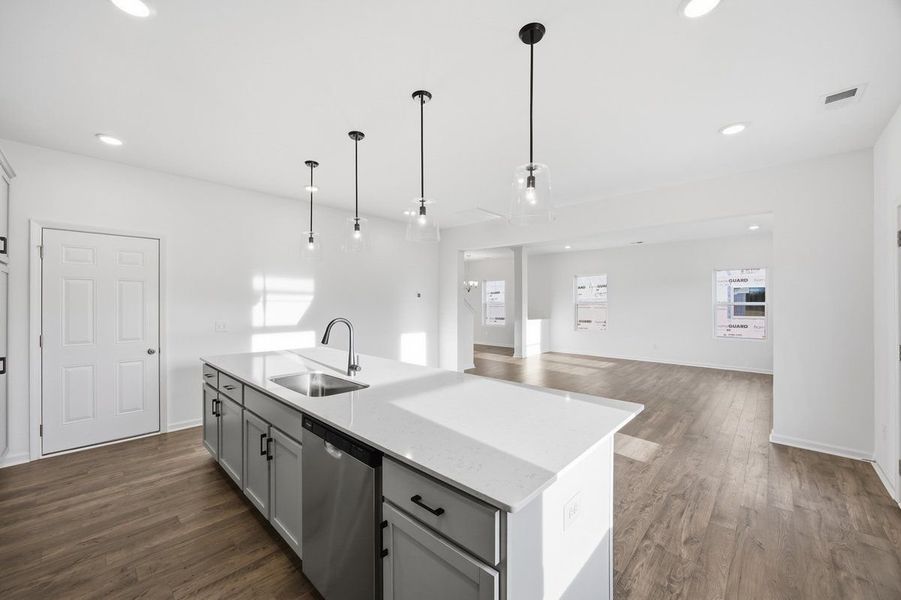 Furnished interior view inside a new home in Reeves Crossing, St. George (Image 2).