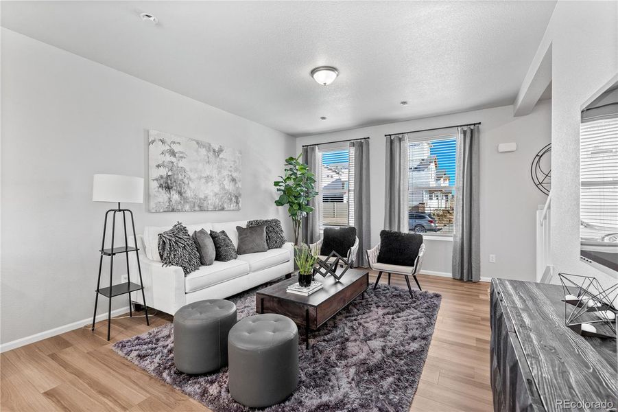 Furnished interior view inside a new home in , Commerce City (Image 3).