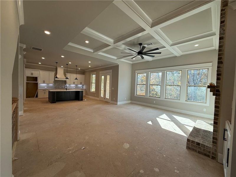 In-progress construction of a new home in , Jefferson, GA (Image 74).