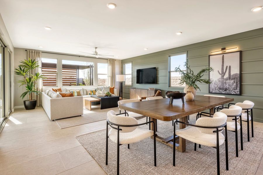 Representative furnished interior of a home built from the Sycamore Plan 4514 by Tri Pointe Homes in Terraza, San Tan Valley (Image 9).