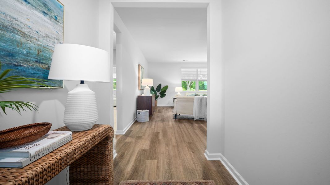 Furnished interior view inside a new home in Fernhill Farms, Statesboro (Image 7).