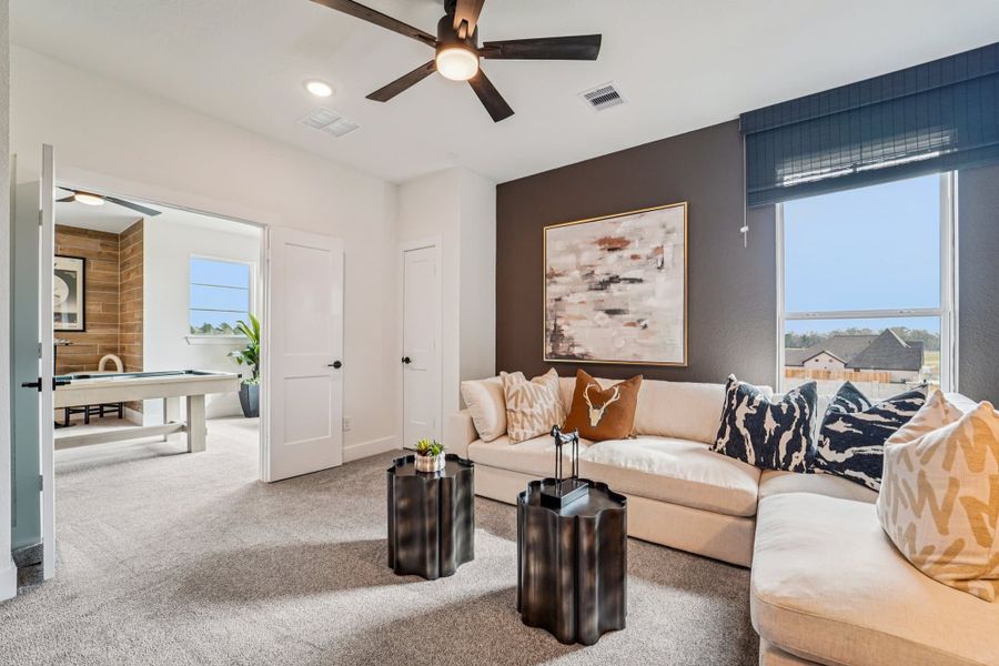 Furnished interior view inside a new home in Briarley, Montgomery (Image 64).
