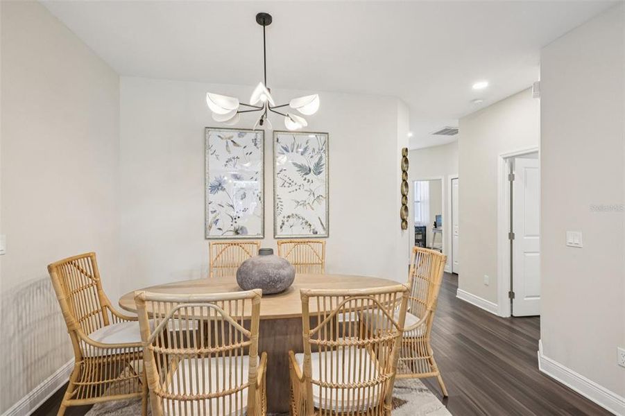 Furnished interior view inside a new home in , Tampa (Image 29).