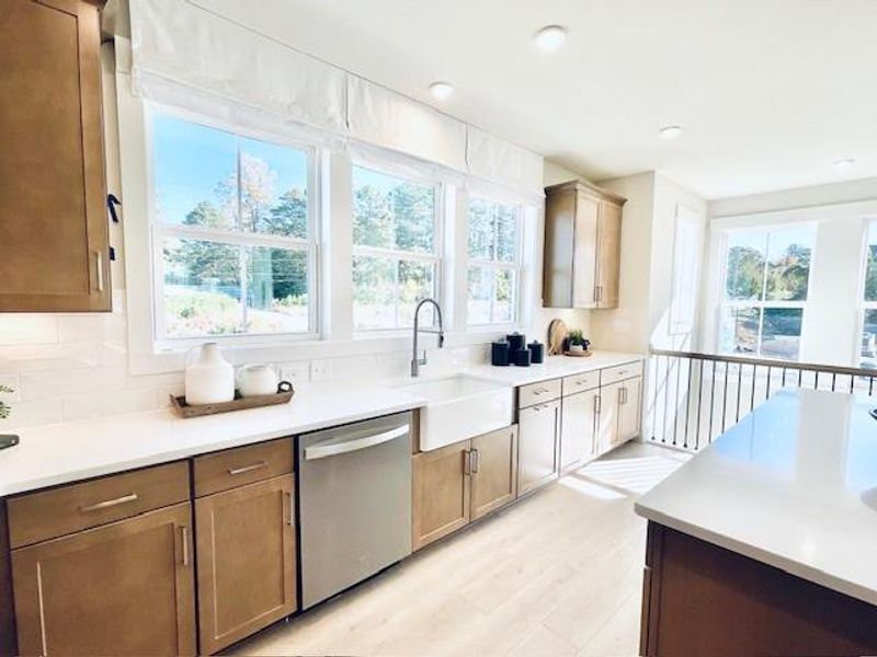 Furnished interior view inside a new home in Towne Village at Suwanee Dam, Sugar Hill (Image 21).